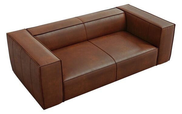 Konjak smeđa kožna sofa 212 cm Madame - Windsor & Co Sofas