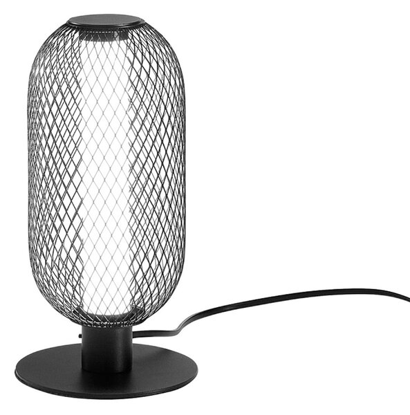 Luce Ambiente Design INKAS LED stolna lampa, visina 28 cm, crna, metalna, CCT, Crno, Dnevni boravak/blagovaonica, Metal