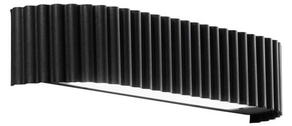 Luce Ambiente Design Niike LED zidna lampa, crna, širine 40 cm, metalna, CCT, Crno, Dnevni boravak/blagovaonica, Metal