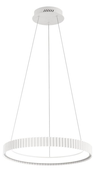 Luce Ambiente Design Niike LED viseća svjetiljka, bijela, Ø 50 cm, metalna, CCT, Bijela, Dnevni boravak/blagovaonica, Metal