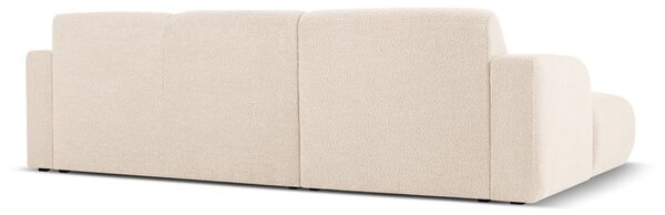 Bež kutna garnitura od bouclé tkanine (s lijevim kutom) Molino – Micadoni Home