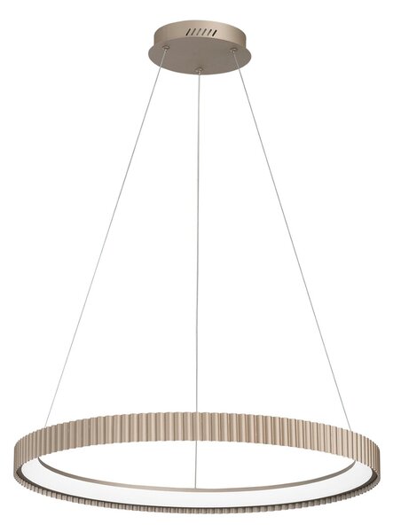 Luce Ambiente Design Niike LED viseća svjetiljka, zlatna, Ø 70 cm, metalna, CCT, Zlato / mjed, Dnevni boravak/blagovaonica, Metal
