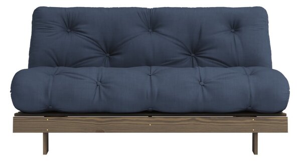 Tamno plava sklopiva sofa 160 cm Roots – Karup Design
