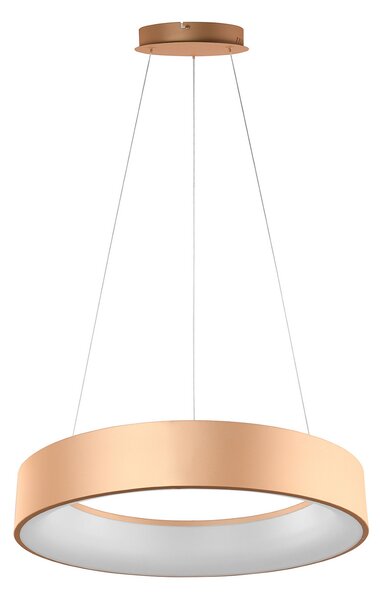 Luce Ambiente Design Noah LED viseća svjetiljka, zlatne boje, Ø 60 cm, metal, CCT, Zlato / mjed, Dnevni boravak/blagovaonica