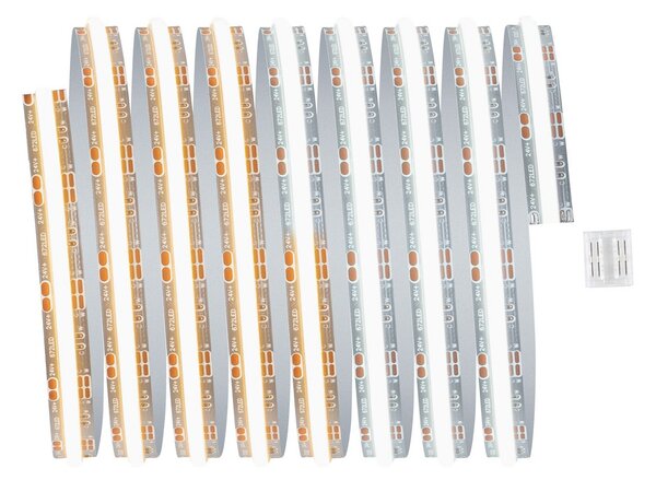 Paulmann LED traka MaxLED 1000 produžetak 2,5 m srebrna CCT, prigušiva, Metalik, Dnevni boravak/blagovaonica, Plastika