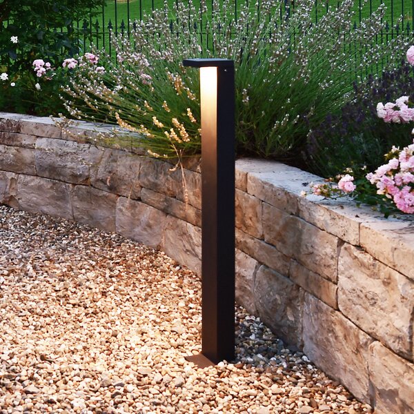 Deko-Light LED staza Lerna 1000 tamno siva visina 100 cm 7,4 W CCT, Crno, Aluminij