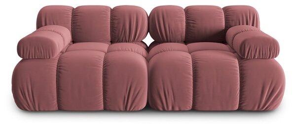 Ružičasta baršunasti sofa 188 cm Bellis – Micadoni Home