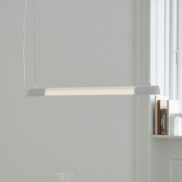 GEJST Ralent viseća svjetiljka, bijela, duljina 70 cm, G13 LED, Bijela, Dnevni boravak/blagovaonica, Metal