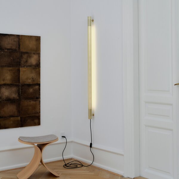 GEJST Ralent zidna lampa, boje mesinga, visina 135 cm, G13 LED, Zlato / mjed, Dnevni boravak/blagovaonica, Metal