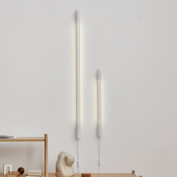 GEJST Ralent zidna svjetiljka, bijela, visina 135 cm, G13 LED, Bijela, Dnevni boravak/blagovaonica, Metal
