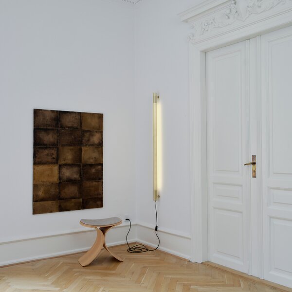 GEJST Ralent zidna lampa, boje mesinga, visina 135 cm, G13 LED, Zlato / mjed, Dnevni boravak/blagovaonica, Metal