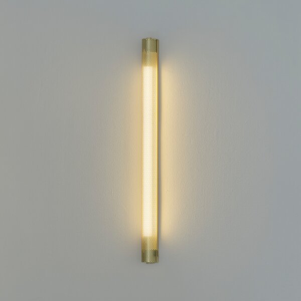 GEJST Ralent zidna lampa, boje mesinga, visina 70 cm, G13 LED, prigušiva, Zlato / mjed, Dnevni boravak/blagovaonica, Metal