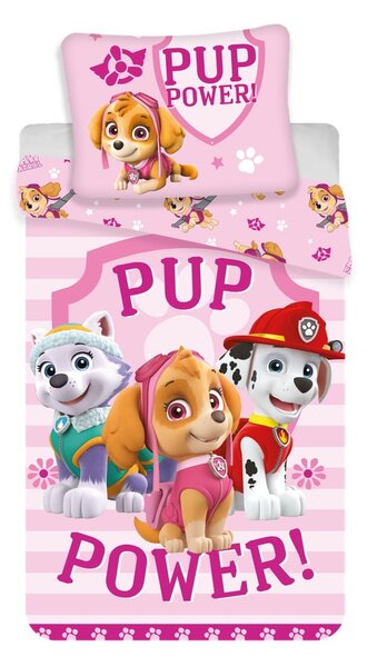 Pamučna dječja posteljina za krevet za jednu osobu 140x200 cm Paw Patrol – Jerry Fabrics