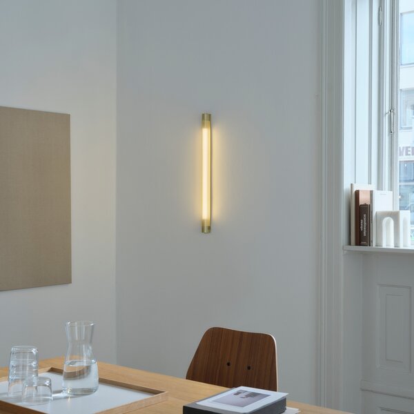 GEJST Ralent zidna lampa, boje mesinga, visina 70 cm, G13 LED, prigušiva, Zlato / mjed, Dnevni boravak/blagovaonica, Metal