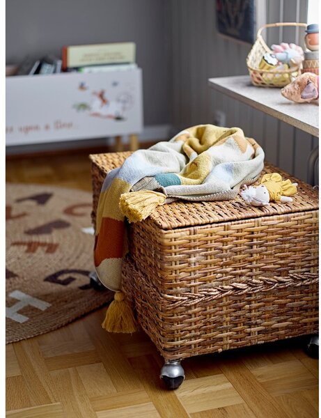 Juten okrugao tepih u prirodnoj boji ø 130 cm Dinne – Bloomingville Mini
