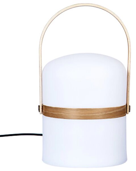 Vanjska lampa s ručkom KIARA 26,5 cm, bijela
