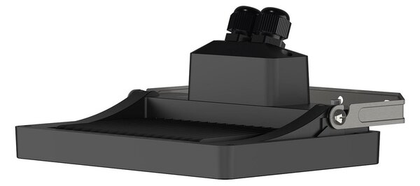 Theben LED vanjski zidni reflektor theLeda B30 dual, crni, IP65, Crno, Metal, Zidni reflektor