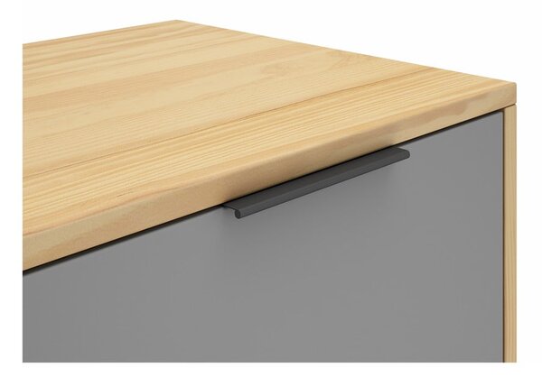 TV stol od borovine u prirodnoj boji 140x53 cm Elfa – Marckeric