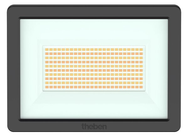 Theben LED vanjski zidni reflektor B50 dualni, crni, IP65, Crno, Metal, Zidni reflektor