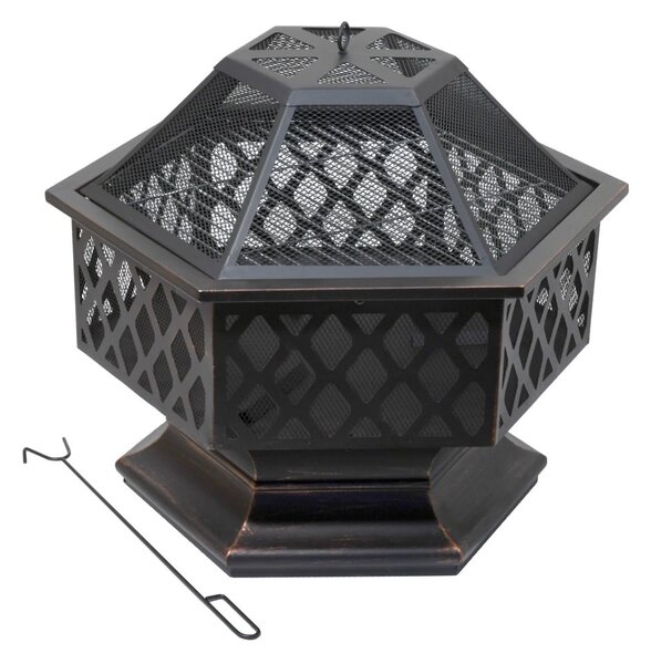 Vrtni kamin Hexagon – Cattara