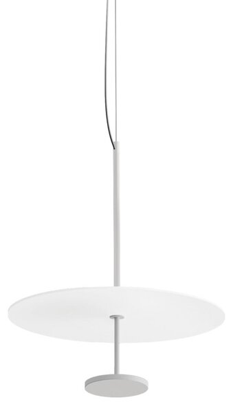 Linea Light LED viseća svjetiljka Stilo_P, bijela, Ø 35 cm, IP40, prigušiva, Bijela, Dnevni boravak/blagovaonica, Aluminij