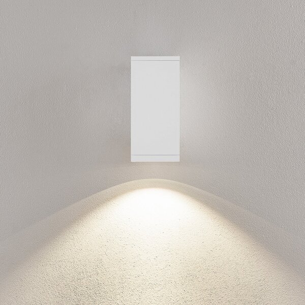 Deko-Light ShoreLine Pro Square LED vanjska zidna svjetiljka, bijela, 830/840, prigušiva, Bijela, Aluminij