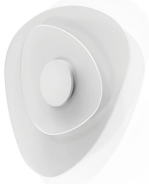 Linea Light LED zidna svjetiljka Joint_W, ovalna, 58 cm, bijela, metalna, prigušiva, Bijela, Dnevni boravak/blagovaonica, Metal