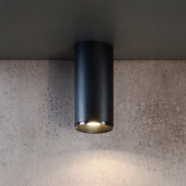 Deko-Light LED downlight Lucea 6, crna, aluminij, 2700 K, prigušiva, Crno, Dnevni boravak/blagovaonica, Aluminij