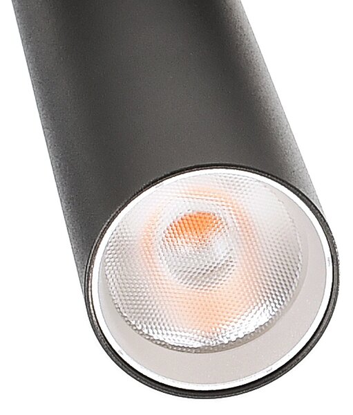 Deko-Light LED reflektor za šine Slim, jednofazni, crni, aluminij, 5W, 2700 K, prigušiva, Crno, Dnevni boravak/blagovaonica, Aluminij