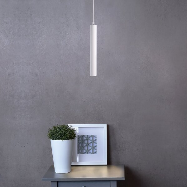 Deko-Light Tanka LED viseća svjetiljka, bijela, aluminij, 2700 K, prigušiva, Bijela, Dnevni boravak/blagovaonica, Aluminij
