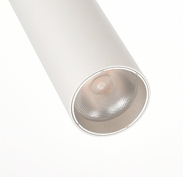 Deko-Light LED reflektor za šine Slim, jednofazni, bijeli, aluminijski, 5W, 2700 K, prigušiva, Bijela, Dnevni boravak/blagovaonica, Aluminij
