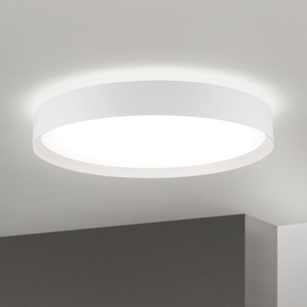 ORION LED stropna svjetiljka VARIO, Ø 60 cm, bijela, metalna, CCT, prigušljiva, prigušiva, Bijela, Dnevni boravak/blagovaonica, Metal