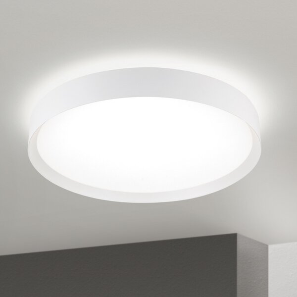 ORION LED stropna svjetiljka VARIO, Ø 60 cm, bijela, metalna, CCT, prigušljiva, prigušiva, Bijela, Dnevni boravak/blagovaonica, Metal
