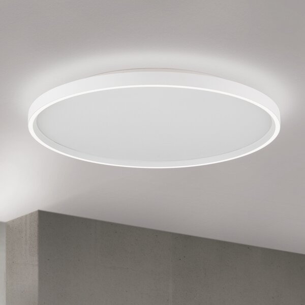 ORION MASCA LED stropna svjetiljka, bijela, Ø 60 cm, CCT, metalna, prigušljiva, prigušiva, Bijela, Dnevni boravak/blagovaonica, Metal
