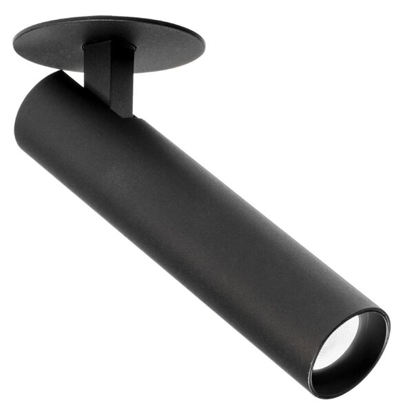 Wever & Ducré Lighting WEVER DUCRÉ LED reflektor Match 1.0 poluugradbeni crni 2700 K, Crno, Dnevni boravak/blagovaonica, Aluminij