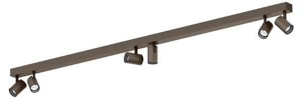 Wever & Ducré Lighting WEVER DUCRÉ LED stropni reflektor Ceno 6.0, brončani, 2700 K, prigušiva, Bronca / stari mesing, Dnevni boravak/blagovaonica