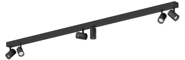 Wever & Ducré Lighting WEVER DUCRÉ LED stropni reflektor Ceno 6.0, crni, 2700 K, prigušiva, Crno, Dnevni boravak/blagovaonica
