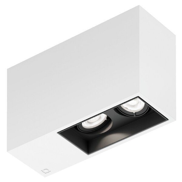 Wever & Ducré Lighting WEVER DUCRÉ Ugradbena svjetiljka Plano petit 2.0 bijela/crna 927 dim, prigušiva, Bijela, Područje hodnika, Aluminij