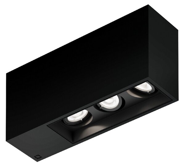 Wever & Ducré Lighting WEVER DUCRÉ LED ugradbena svjetiljka Plano petit 3.0 crna 927 dim, prigušiva, Crno, Područje hodnika, Aluminij