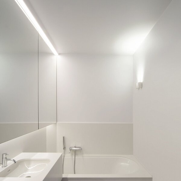 Wever & Ducré Lighting WEVER DUCRÉ LED vanjska zidna svjetiljka Train 2.0 gore/dolje bijela 930, prigušiva, Bijela, Aluminij, Zidni kvadrat