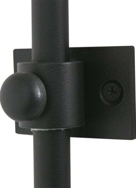 Steinhauer Zidna lampa Sparkled Light, crna/crno-zlatna, projekcija 175 mm, prigušiva, Crno, Dnevni boravak/blagovaonica, Metal