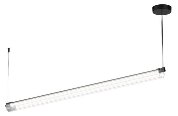 Wever & Ducré Lighting WEVER DUCRÉ LED viseća svjetiljka Finelle 1.0 crna 2700K dim, prigušiva, Crno, Dnevni boravak/blagovaonica, Staklo