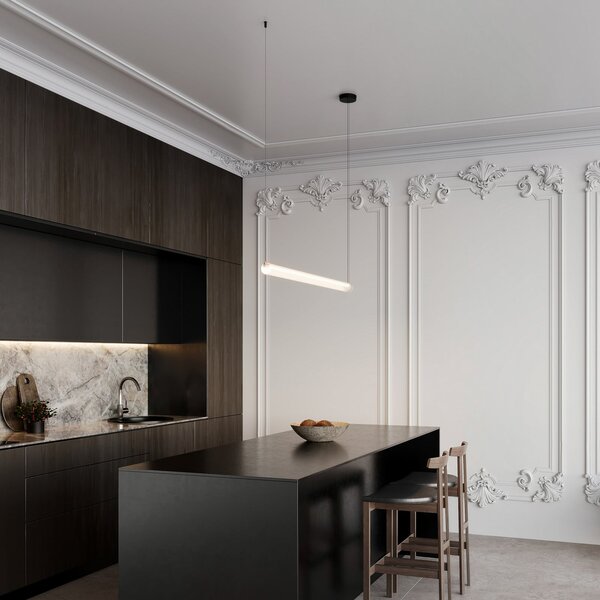 Wever & Ducré Lighting WEVER DUCRÉ LED viseća svjetiljka Finelle 1.0 bež 2700K dim, prigušiva, Bež, Dnevni boravak/blagovaonica, Staklo