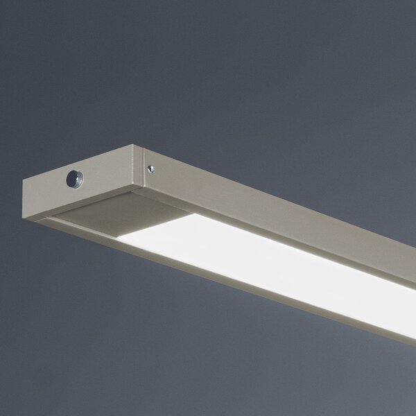 FISCHER & HONSEL Marlo LED viseća svjetiljka, pijesak, duljina 90 cm, CCT, dodirni prigušivač, prigušiva, Bež, Dnevni boravak/blagovaonica, Metal