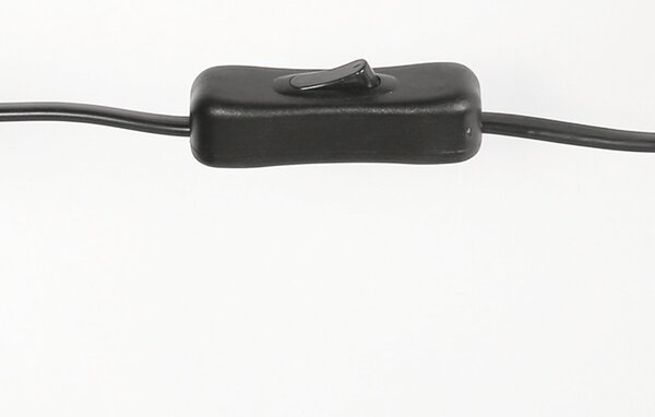 Steinhauer Stang 4364ZW stolna lampa, crna/korkasto smeđa, visina 55 cm, Crno, Dnevni boravak/blagovaonica, Metal