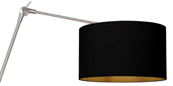 Steinhauer Zidna lampa Prestige Chic, čelik/crno-zlatna, projekcija 90 cm, prigušiva, Metalik, Dnevni boravak/blagovaonica, Metal