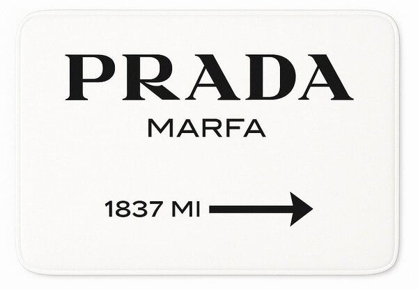 Bijele od samta kupaonske prostirke u setu 2 kom 60x100 cm Prada – Mila Home