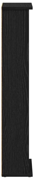 CD ormar Crni hrast 60 x 17 x 92 cm Konstruirano drvo - Crni hrast 1 60 x 17 x 92 cm