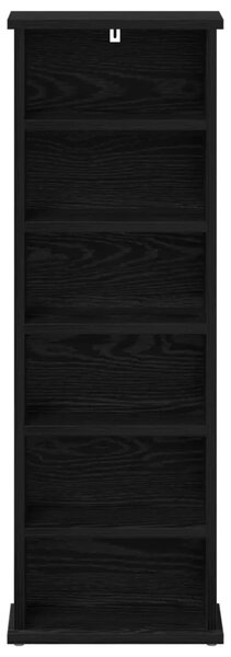 CD ormar Crni hrast 60 x 17 x 92 cm Konstruirano drvo - Crni hrast 1 60 x 17 x 92 cm