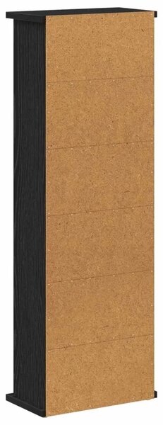 CD ormar Crni hrast 60 x 17 x 92 cm Konstruirano drvo - Crni hrast 1 60 x 17 x 92 cm